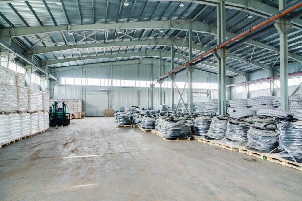 Interior view of P2 warehouse